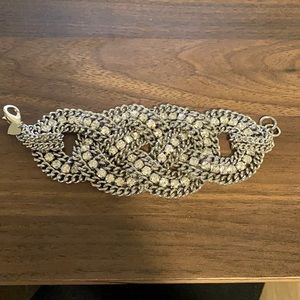 Stella Dot braided chain bracelet